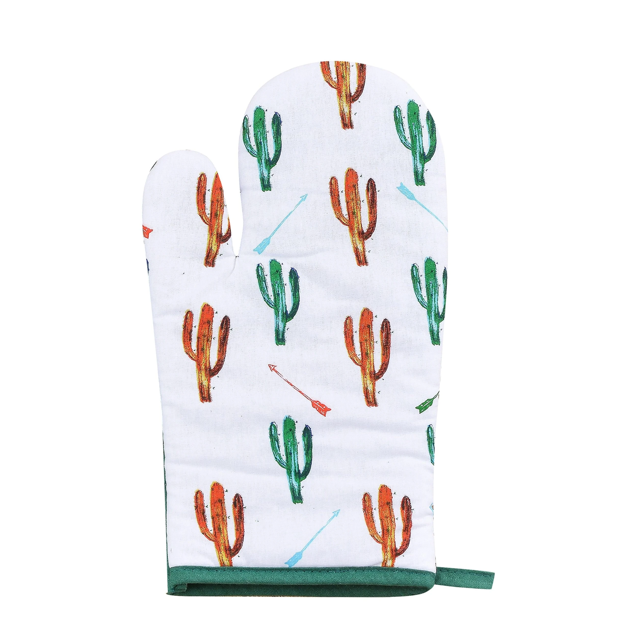 Flash Sale ???? HiEnd Accents 1 PC Colorful Cactus Printed Oven Mitt ???? 3 Flash Sale ???? HiEnd Accents 1 PC Colorful Cactus Printed Oven Mitt ????