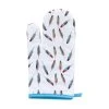 Outlet ???? HiEnd Accents 1 PC Tossed Feather Printed Oven Mitt ???? -HiEnd Accents shop 1 PC Tossed Feather Printed Oven Mitt