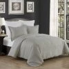 Outlet ???? HiEnd Accents 3 PC Matelasse Coverlet/Duvet Set Gray ???? -HiEnd Accents shop 3 PC Matelasse Coverlet Duvet Set Gray
