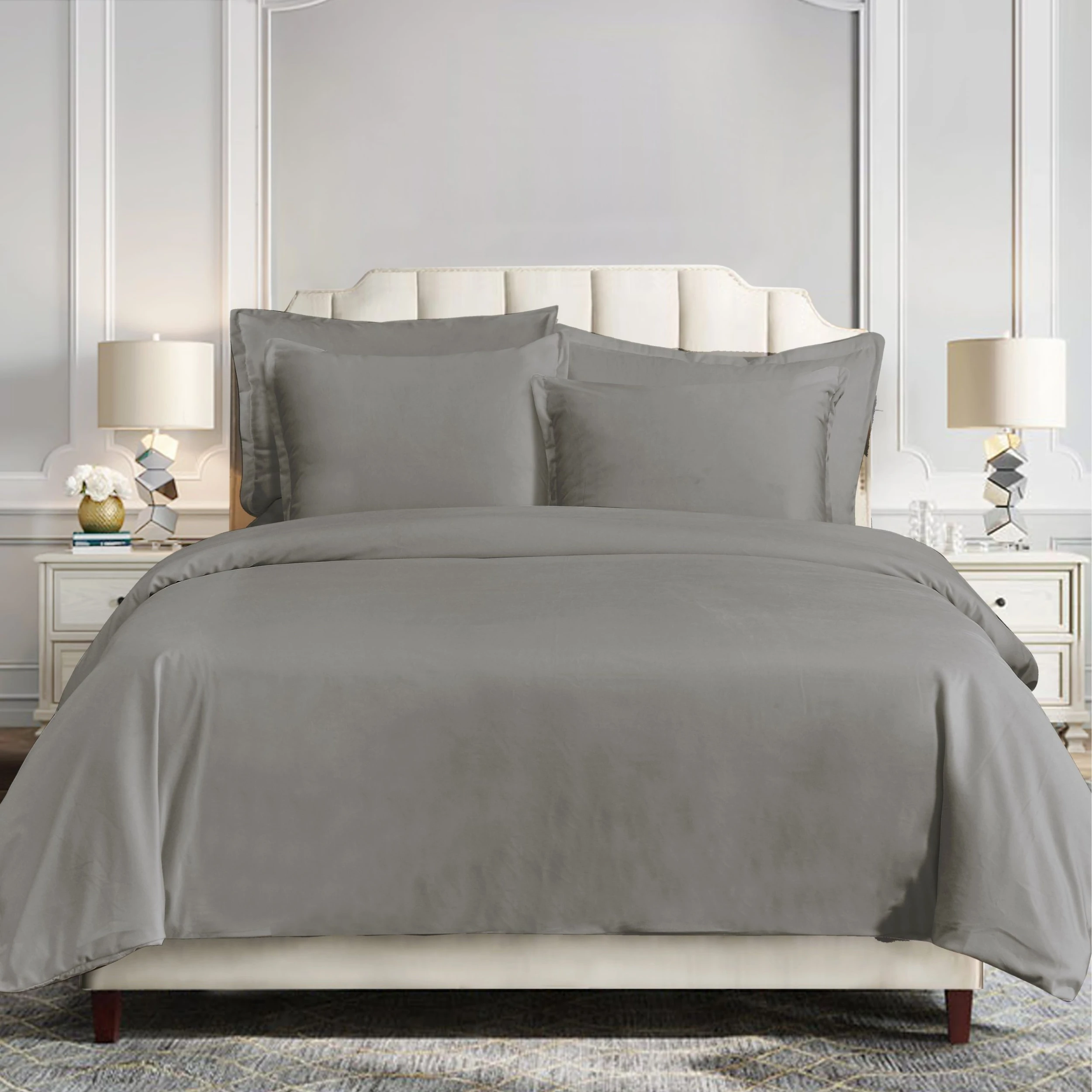 Best deal ???? HiEnd Accents 3 PC Velvet Duvet Set Cream ???? 4 Best deal ???? HiEnd Accents 3 PC Velvet Duvet Set Cream ???? - Image 2