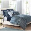 Budget ⭐ HiEnd Accents 3 Pc Harper Stripe Duvet Set, Super Queen Blue ⭐ -HiEnd Accents shop 3 Pc Harper Stripe Duvet Set2C Super Queen Blue