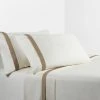 Best deal ???? HiEnd Accents 350 TC Cream Sheet Set With Tan Flange ???? -HiEnd Accents shop 350 TC Cream Sheet Set with Tan Flange