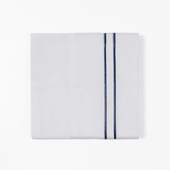 Best reviews of ???? HiEnd Accents 350 TC Embroidery Stripe Sheet Set, Navy ???? -HiEnd Accents shop 350 TC Embroidery Stripe Sheet Set2C Navy 2