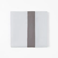 Flash Sale ???? HiEnd Accents 350 TC White Sheet Set With Gray Flange ✔️ -HiEnd Accents shop 350 TC White Sheet Set with Gray Flange 2