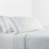 Buy ⌛ HiEnd Accents 350 TC White Sheet Set With Gray Scroll Embroidery ???? 1 Buy ⌛ HiEnd Accents 350 TC White Sheet Set With Gray Scroll Embroidery ???? -HiEnd Accents shop 350 TC White Sheet Set with Gray Scroll Embroidery