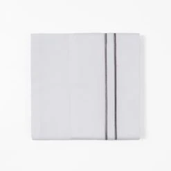 Best Sale ???? HiEnd Accents 350 TC White Sheet Set With Gray Stripe Embroidery ???? 7 Best Sale ???? HiEnd Accents 350 TC White Sheet Set With Gray Stripe Embroidery ???? -HiEnd Accents shop 350 TC White Sheet Set with Gray Stripe Embroidery 2