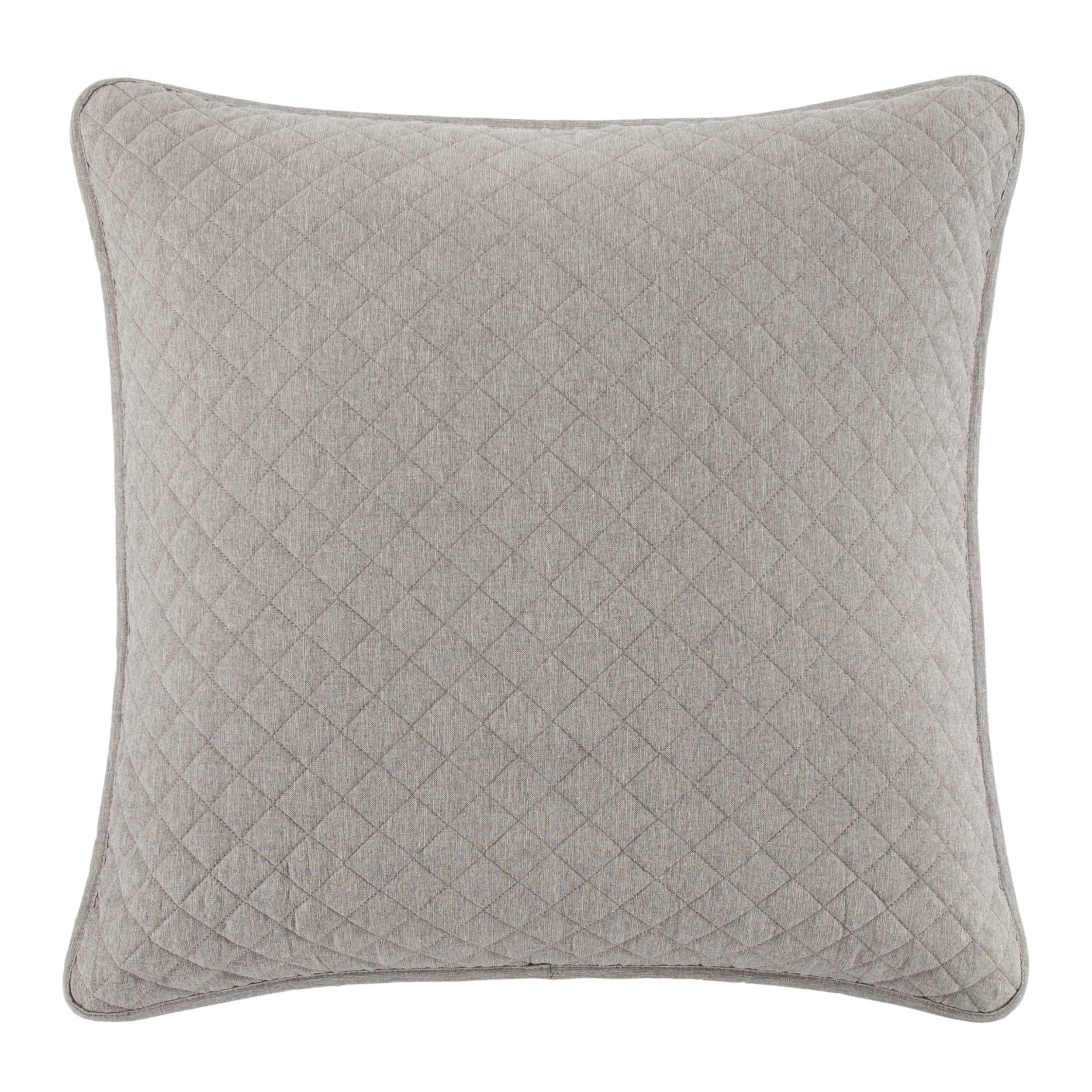 Buy ???? HiEnd Accents Anna Diamond Quilted Euro Sham, 27"x27" Gray ???? 8 Buy ???? HiEnd Accents Anna Diamond Quilted Euro Sham, 27"x27" Gray ???? - Image 6