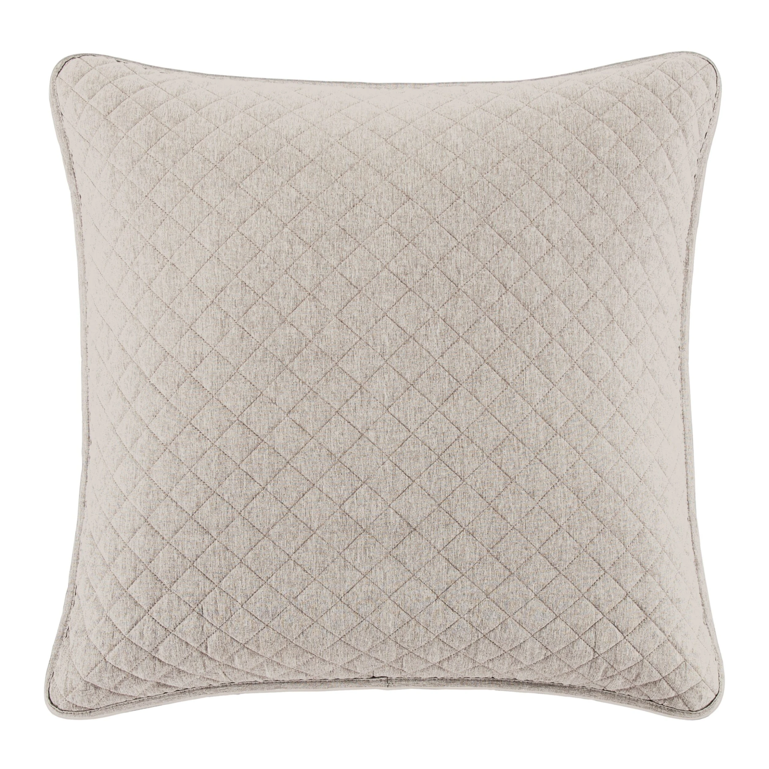 Buy ???? HiEnd Accents Anna Diamond Quilted Euro Sham, 27"x27" Gray ???? 6 Buy ???? HiEnd Accents Anna Diamond Quilted Euro Sham, 27"x27" Gray ???? - Image 4