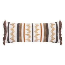 Deals ❤️ HiEnd Accents Aria Embroidery Lumber Pillow - Multi Color ????