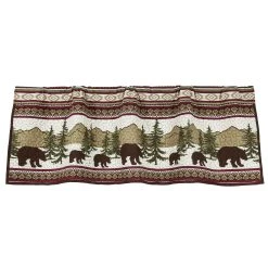 Outlet ???? HiEnd Accents Bear Trail Quilted Valance, 56x18 ????