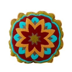 Budget ???? HiEnd Accents Boxed Embroidery Pillow , 18x18 ????