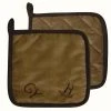 Buy ???? HiEnd Accents Brand Pot Holder (1 PC), Dk Tan ???? -HiEnd Accents shop Brand Pot Holder 281 PC292C Dk Tan