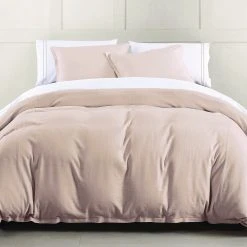 Best deal ???? HiEnd Accents Hera Washed Linen Flange Comforter Set, 3PC Blush ???? -HiEnd Accents shop Hera Washed Linen Flange Comforter Set 7