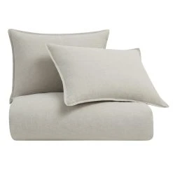 Deals ❤️ HiEnd Accents 100% French Flax Linen Duvet Cover Set, 3PC Caramel ⭐ -HiEnd Accents shop HiEnd Accents 10025 French Flax Linen Duvet Cover Set2C 3PC