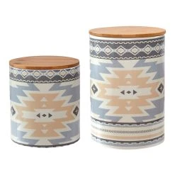 Brand new ???? HiEnd Accents 2 PC Desert Sage Canister Set ????