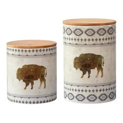 Discount ???? HiEnd Accents Free Spirit 2-piece Southwest Ceramic Canister Set - N/A ????