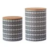 Brand new ???? HiEnd Accents 2 PC Large Aztec Design Canister Set ???? -HiEnd Accents shop HiEnd Accents 2 PC Large Aztec Design Canister Set