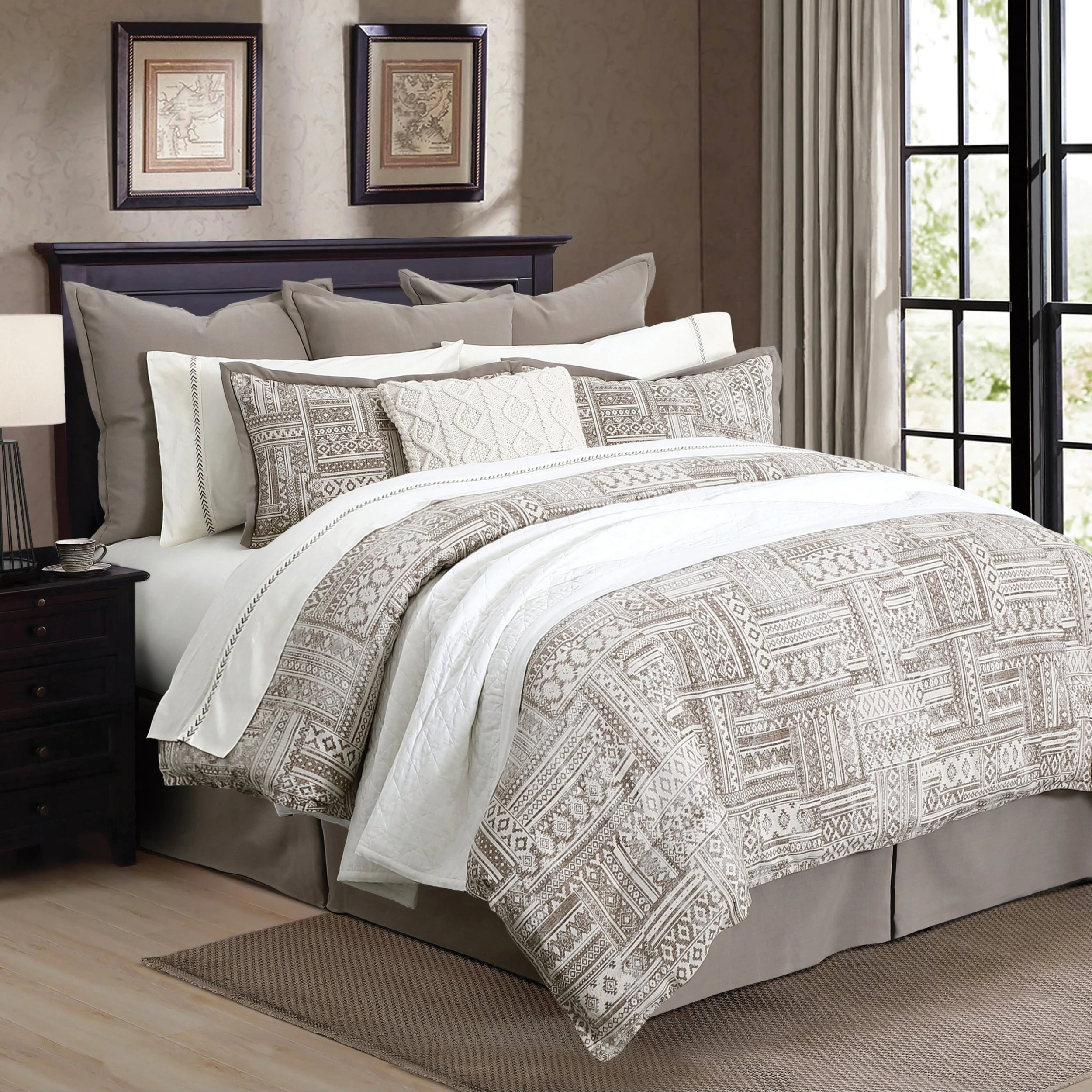 Flash Sale ???? HiEnd Accents 3 Pc Trent Comforter Set, Super King ⭐ 3 Flash Sale ???? HiEnd Accents 3 Pc Trent Comforter Set, Super King ⭐