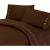 Outlet ???? HiEnd Accents 350 Thread Count Embroidered Star Bed Sheet Set Chocolate ⭐ -HiEnd Accents shop HiEnd Accents 350 Thread Count Embroidered Star Sheet Set 0c21f0cf b943 41be 81b6 6f7ac889967a