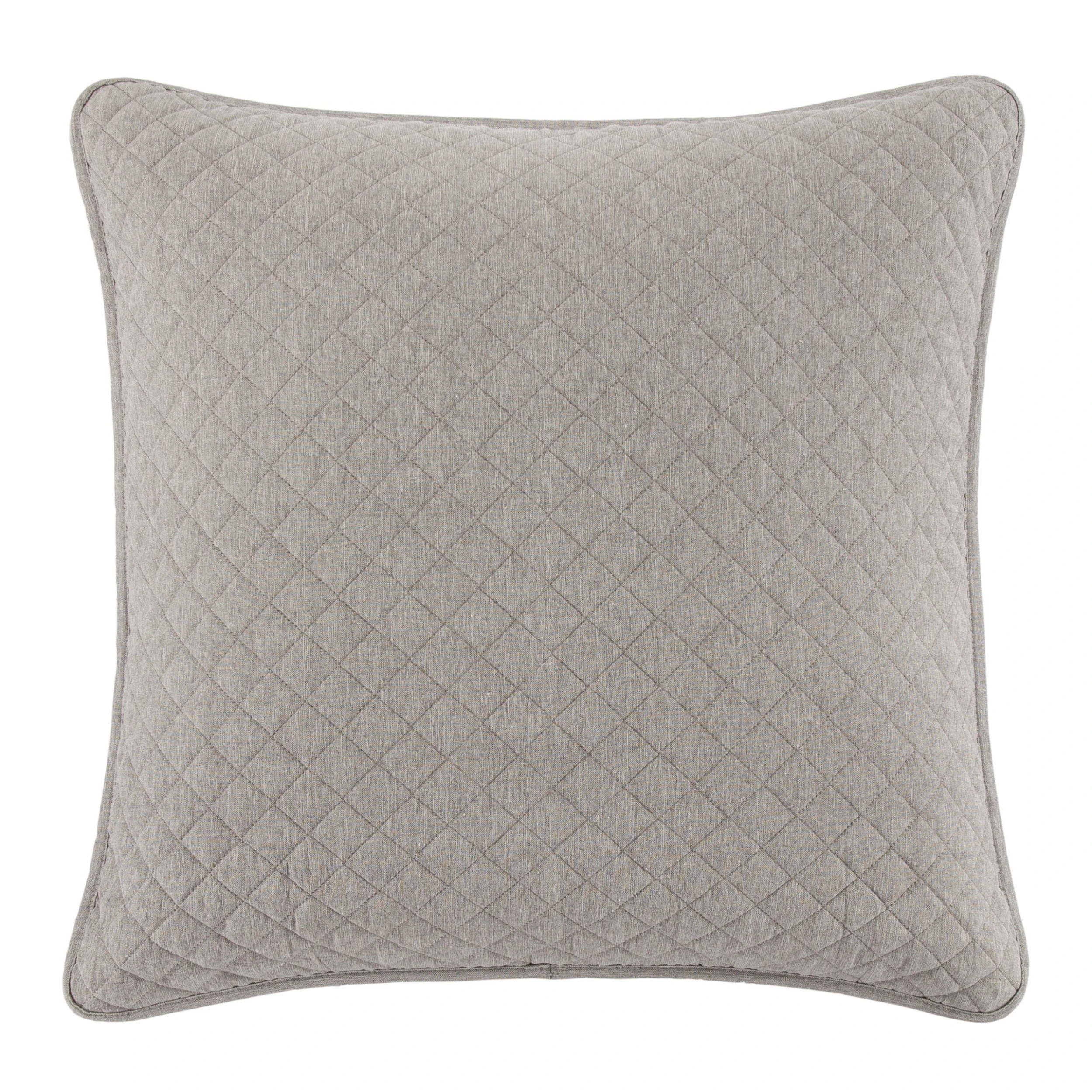 Buy ???? HiEnd Accents Anna Diamond Quilted Euro Sham, 27"x27" Gray ???? 3 Buy ???? HiEnd Accents Anna Diamond Quilted Euro Sham, 27"x27" Gray ????