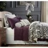 Cheap ???? HiEnd Accents Augusta Toile Duvet Cover Set, 7PC Amethyst ????