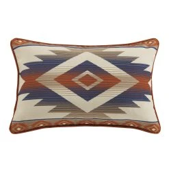 Best Pirce ???? HiEnd Accents Blue Aztec Outdoor Pillow, 16x24 ✔️