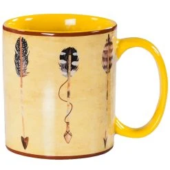 Outlet ???? HiEnd Accents Bohemian Large Arrow 4 Piece Mug Set ????