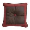 Flash Sale ???? HiEnd Accents Brown Faux Leather And Red Plaid 18-inch Square Throw Pillow ???? -HiEnd Accents shop HiEnd Accents Brown Faux Leather and Red Plaid 18 inch Square Throw Pillow e6bdd110 0546 4766 80af a24f30db7cb8