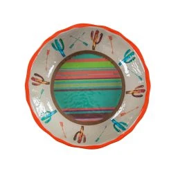 Budget ???? HiEnd Accents Cactus Design Melamine Serving Bowl, 1 Pc ????