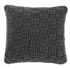 Promo ✨ HiEnd Accents Chess Knit Euro Pillow, 27"x27" Slate ⭐ -HiEnd Accents shop HiEnd Accents Chess Knit Euro Pillow2C 2722x2722 1