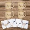 Best Sale ???? HiEnd Accents Desert Skull Bohemian Mug And Coaster 8 PC Set ???? -HiEnd Accents shop HiEnd Accents Desert Skull Bohemian Mug and Coaster 8 PC Set