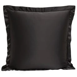 Flash Sale ???? HiEnd Accents High Shine Satin Euro Sham, 27"x27" Espresso ❤️ -HiEnd Accents shop HiEnd Accents High Shine Satin Euro Sham2C 2722x2722 3