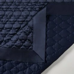 Hot Sale ???? HiEnd Accents High Shine Satin Quilt, 1PC Navy ???? -HiEnd Accents shop HiEnd Accents High Shine Satin Quilt2C 1PC 12