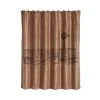 New ✔️ HiEnd Accents Jasper Shower Curtain With Embroidered Landscape, 72X72 ⌛