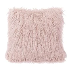 Deals ???? HiEnd Accents Mongolian Faux Fur Euro Sham, 27"x27" Blush ⌛ -HiEnd Accents shop HiEnd Accents Mongolian Faux Fur Euro Sham2C 2722x2722 3