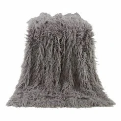 Best deal ???? HiEnd Accents Mongolian Faux Fur Throw Blanket, 50"x60" White ✔️