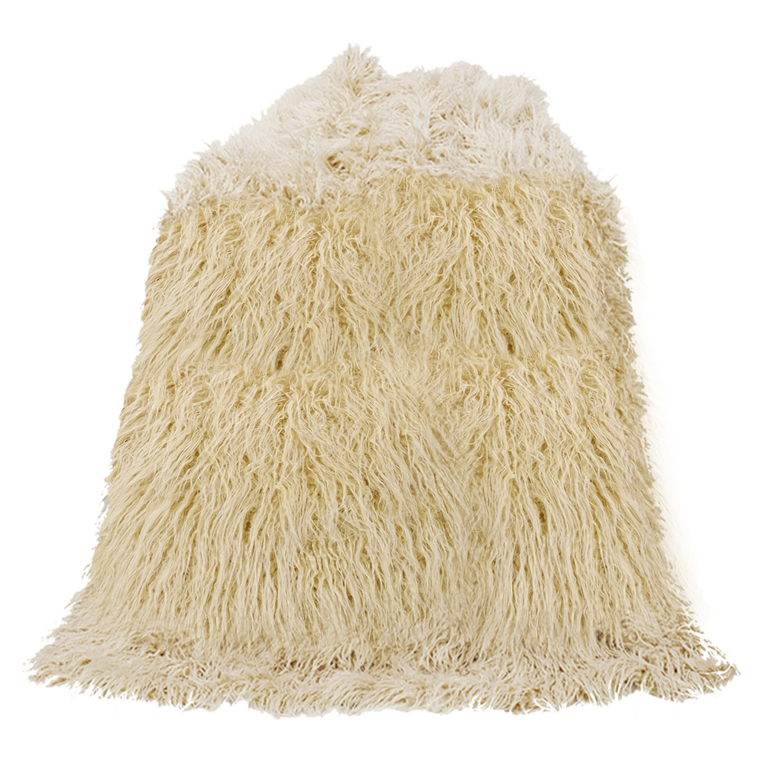 Best deal ???? HiEnd Accents Mongolian Faux Fur Throw Blanket, 50"x60" White ✔️ 8 Best deal ???? HiEnd Accents Mongolian Faux Fur Throw Blanket, 50"x60" White ✔️ - Image 6