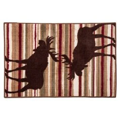 Best reviews of ???? HiEnd Accents Moose Stripe Rug, 24x36 ????