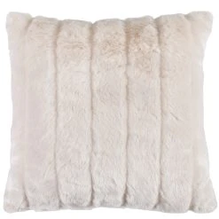 Brand new ???? HiEnd Accents Oversized Faux White Mink Pillow, 22x22 White ????