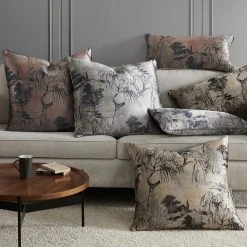 Outlet ???? HiEnd Accents Pastoral Jacquard Lumbar Decorative Pillow, 14"x26" Silver ????