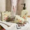 Outlet ???? HiEnd Accents Rose Floral 3 Piece Bath Accessory Set ???? 1 Outlet ???? HiEnd Accents Rose Floral 3 Piece Bath Accessory Set ???? -HiEnd Accents shop HiEnd Accents Rose Floral 3 Piece Bath Accessory Set