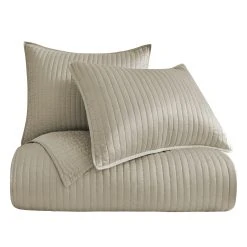 Top 10 ???? HiEnd Accents Satin Channel Quilt Set, 3PC White ????