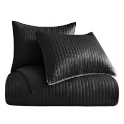 Top 10 ???? HiEnd Accents Satin Channel Quilt Set, 3PC White ???? -HiEnd Accents shop HiEnd Accents Satin Channel Quilt Set2C 3PC 3