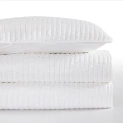 Top 10 ???? HiEnd Accents Satin Channel Quilt Set, 3PC White ???? -HiEnd Accents shop HiEnd Accents Satin Channel Quilt Set2C 3PC 6