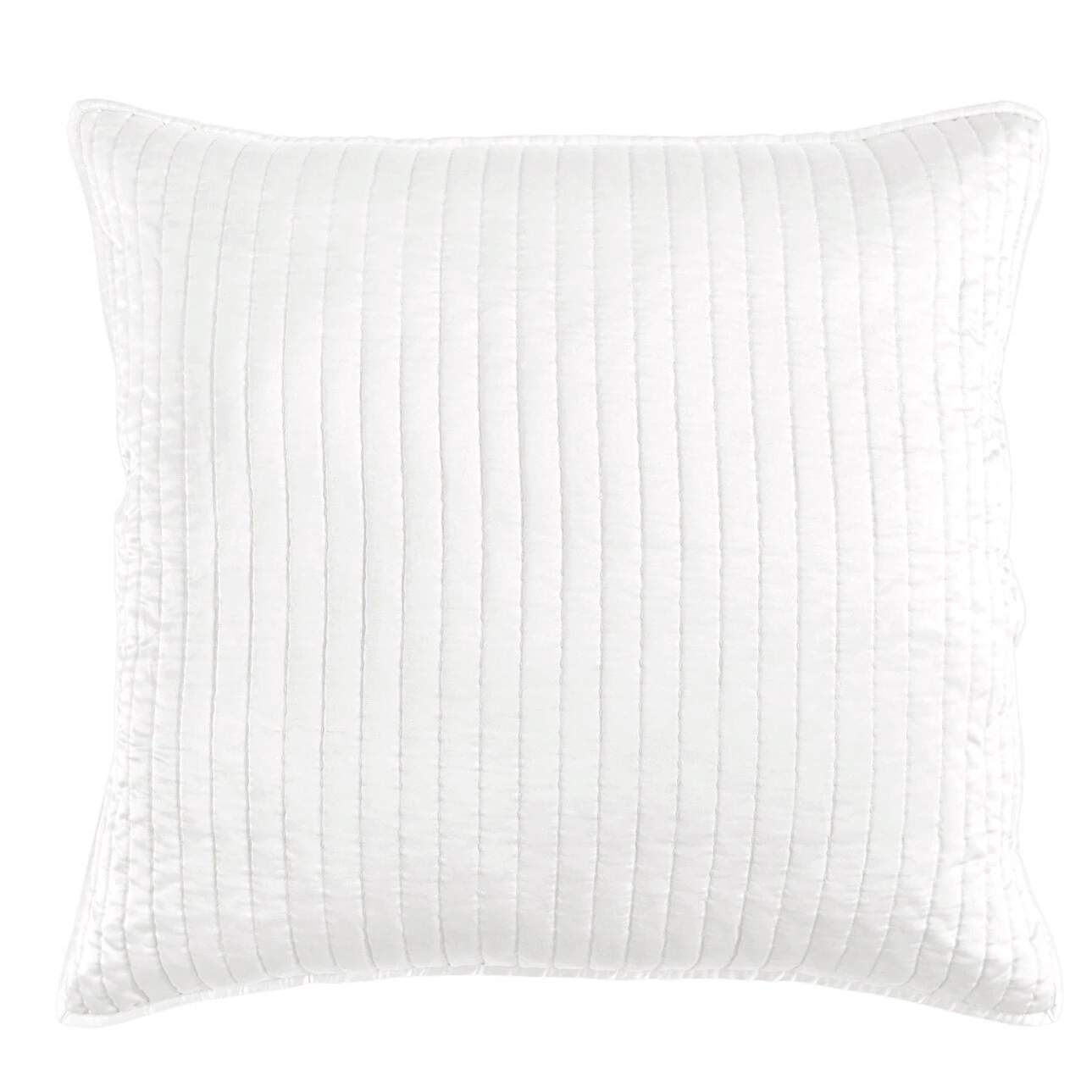 Deals ???? HiEnd Accents Satin Channel Quilted Euro Sham, 27"x27" White ???? 8 Deals ???? HiEnd Accents Satin Channel Quilted Euro Sham, 27"x27" White ???? - Image 6