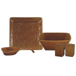 Cheap ???? HiEnd Accents Savannah Completer Set, 5PC Mustard ????