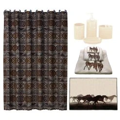 Coupon ???? HiEnd Accents Savannah Bathroom Lifestyle Set, 9PC Red ???? -HiEnd Accents shop HiEnd Accents Savannah Bathroom Lifestyle Set2C 9PC 3