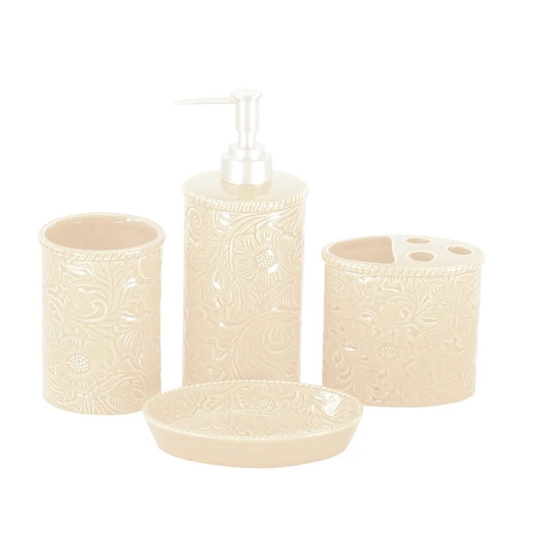 New ✨ HiEnd Accents Savannah Bathroom Lifestyle Set, 9PC - Multi ⭐ 4 New ✨ HiEnd Accents Savannah Bathroom Lifestyle Set, 9PC - Multi ⭐ - Image 2