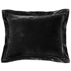Coupon ???? HiEnd Accents Stella Faux Silk Velvet Flanged Dutch Euro Pillow, 27"x39" Slate ⭐ -HiEnd Accents shop HiEnd Accents Stella Faux Silk Velvet Flanged Dutch Euro Pillow2C 2722x3922 4