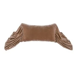 Hot Sale ???? HiEnd Accents Stella Faux Silk Velvet Long Ruffled Pillow, 14"x26" Fern Green ???? -HiEnd Accents shop HiEnd Accents Stella Faux Silk Velvet Long Ruffled Pillow2C 1422x2622 10